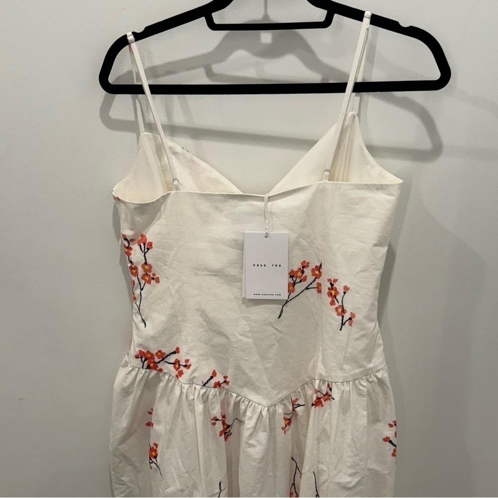 NWT Naya Rea Milana Drop Waist Midi Dress Women’s Size 8 Designer - Picture 16 of 16